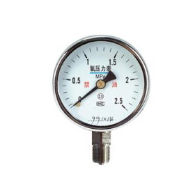 YO-60/100氧氣壓力表 YO-60/100氧氣壓力表